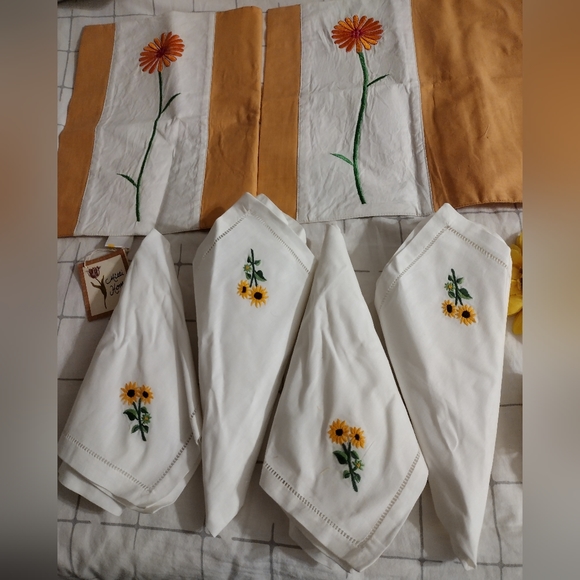 14 PC Thanksgiving Milli Home Placemats set Vintage - Picture 8 of 12